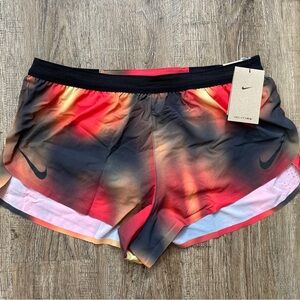 Nike Aeroswift Elite Entry ADV 2” Running Shorts Mens Sz Lg Red HJ3384-736